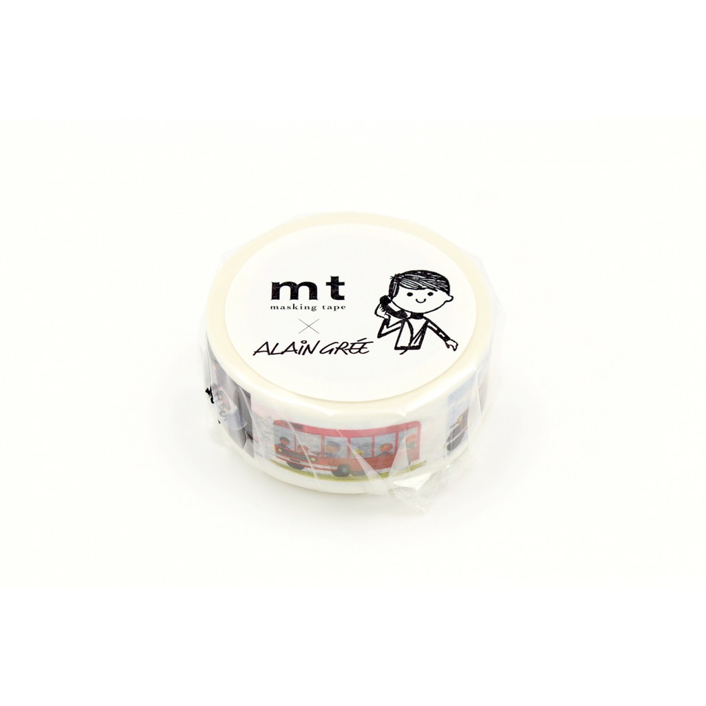 mt masking tape Alain Gree vehicle (MTALAN04) / เทปตกแต่งวาชิ ลาย Alain Gree vehicle แบรนด์ mt masking tape ประเทศญี่ปุ่