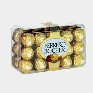 Ferrero Rocher เฟอร์เรโรรอชเชอร์ช็อกโกแลต 30 ลูก (สินค้านำเข้า) 375 กรัม