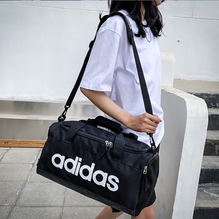 Adidas กระเป๋าสะพายแฟชั่น, กระเป๋าผ้าไนลอน, กระเป๋าความจุขนาดใหญ่แบบญี่ปุ่น, กระเป๋าสะพายข้างสำหรับผู้หญิงและนักเรียน