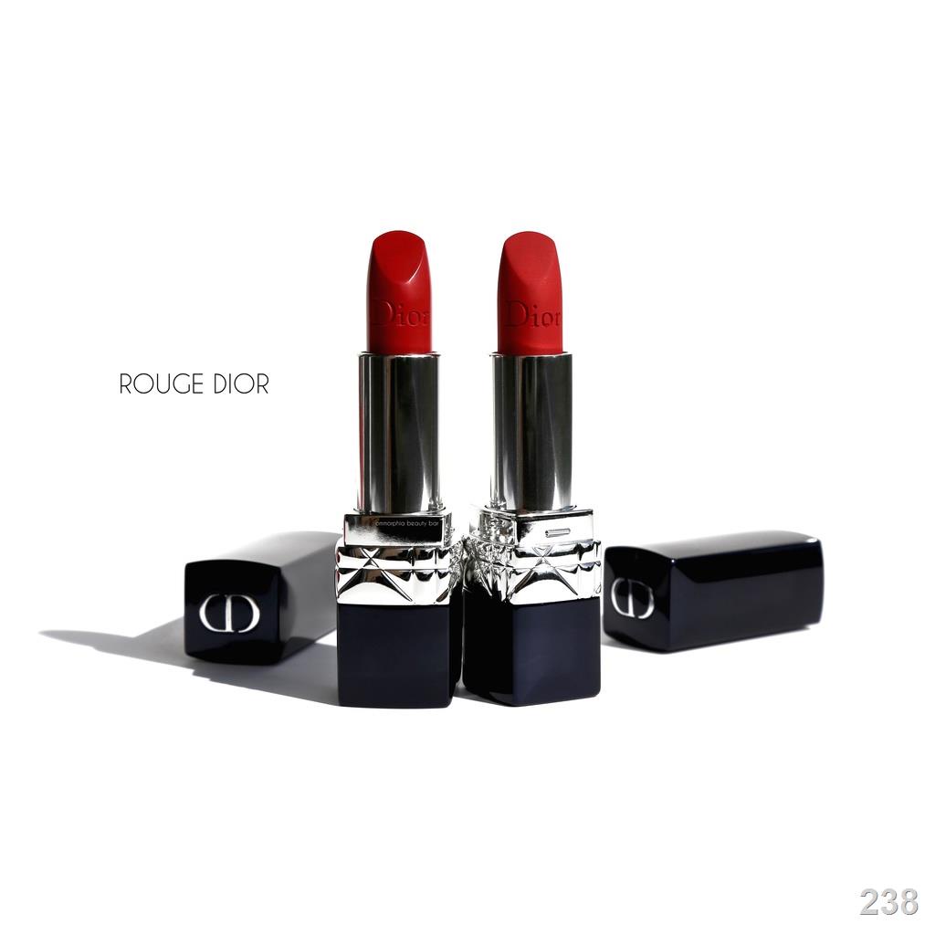 Dior Rouge ดิออร์รูจลิป ลิปดิออร์ Lipstick สี999 เนื้อแมตต์ ซาติน เวลเวท ขนาด (3.5g)