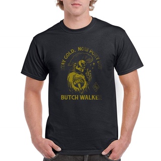 T-shirt  เสื้อยืด พิมพ์ลายโลโก้ Butch Walker สีดํา สําหรับผู้ชายS-5XL