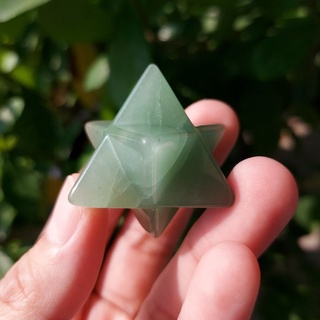 กรีนอะเวนจูรีน​ทรงเมอร์คาบา (Merkaba)