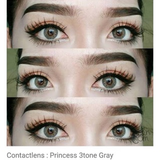 Beautylens-princess 3 tone brown/gray 0.00/-1.25