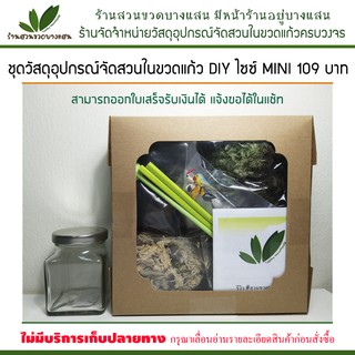 ชุดจัดสวนขวดแก้ว Mini 109฿ พร้อมส่ง อ่านรายละเอียดสินค้าก่อนสั่ง