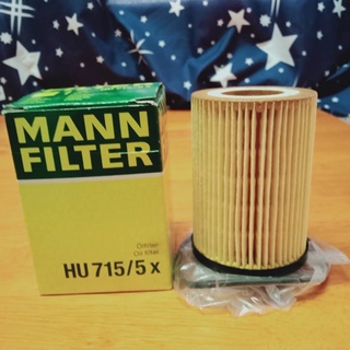 กรองเครื่อง(Oil Filter) BMW ยี่ห้อ Mann HU715/5x เครื่อง N62 ปี01-05 รุ่น E60 E65 E66 X5(E53)