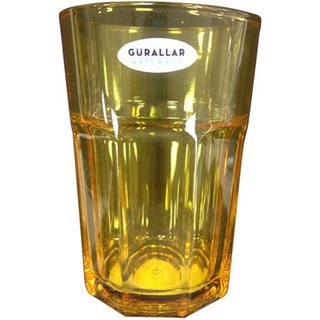 แก้วน้ำทรงสูง 10 ออนซ์ GURALLAR ARAS สีเหลืองใส ใช้สำหรับใส่เครื่องดื่ม