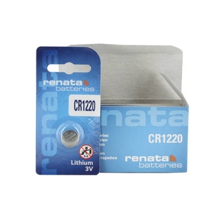 ถ่านกระดุม Renata CR1220 3V แพค 1 ก้อน ของแท้ ของใหม่