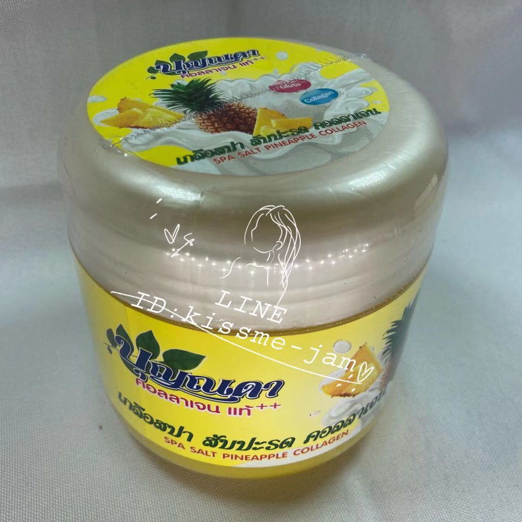 (ซื้อ 5 แถม 1)JAM เกลือสปา สับปะรด คอลลาเจน เกลือสปาขัดผิวบอนเน่ ขนาด 700 มล.