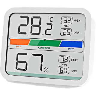 Xiaomi Youpin Miiiw เครื่องวัดอุณหภูมิ ความชื้นดิจิตอล จอ LCD