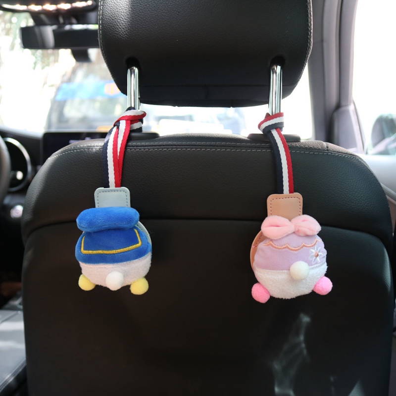 Car Seat Back Hook Creative Cute Hook Car Invisible Multifunctional Weighing Car Organizer Hook Supp