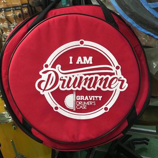 กระเป๋าใส่กลองสแนร์พร้อมใส่ฉาบอย่างดี I AM DRUMMER SNARE DRUM CASE &amp; Cymball