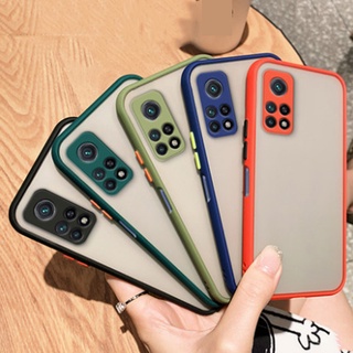 [สีลูกกวาด] Matte เคสกันกระแทก เคสโทรศัพท์ซิลิโคน สีพื้น สำหรับ Xiaomi Mi Redmi Note 9 8 7 10 11 Pro 9S 11S 10S 10C