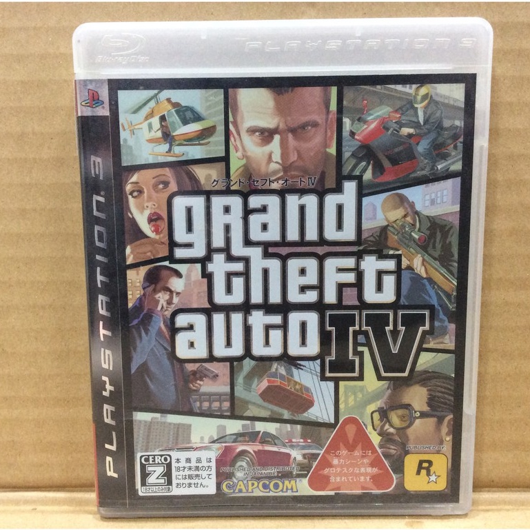 แผ่นแท้ [PS3] Grand Theft Auto IV (Japan) (BLJM-60093 | 55011) GTA 4
