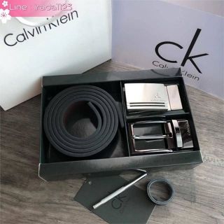 Calvin Klein Belt and Buckle Set ของแท้ ราคาถูก