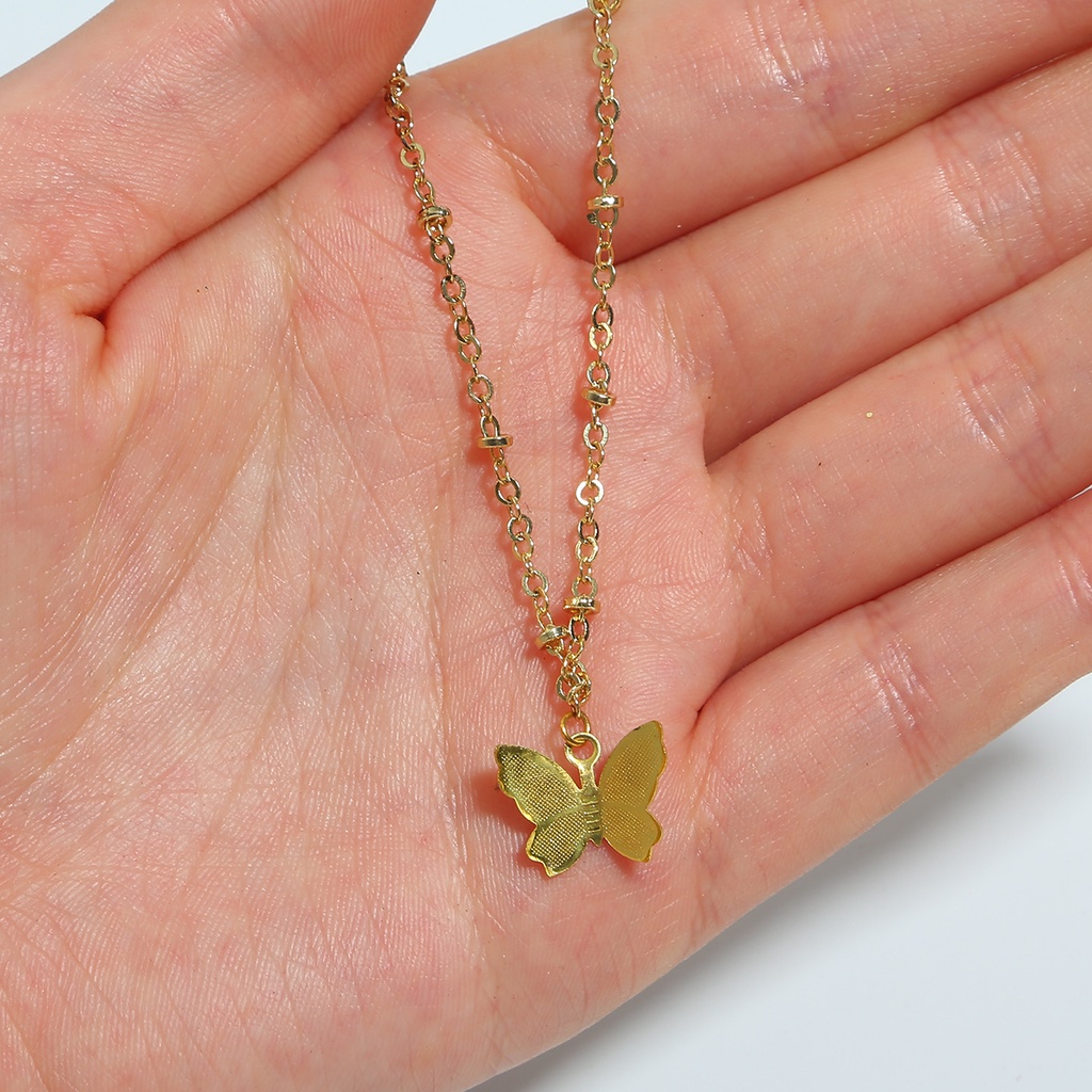 [11X13 มม.] ไม้แขวนเสื้อ รูปผีเสื้อ 50 ชิ้น สําหรับทําเครื่องประดับ แฮนด์เมด diy - รูปที่ 3