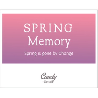 (ขนาด100ml.) เทียนหอม กลิ่น สปริง เมมโมรี่ - Soy Candle Spring Memory เทียนหอมไขถั่วเหลือง เทียน ของขวัญให้คนที่คุณรัก