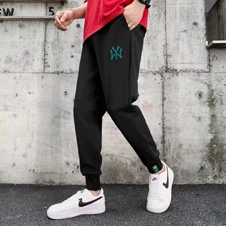 กางเกงลำลองทรงใหม่ ลายปัก ไซส์ใหญ่ ขายาว ผ้าดี M-5XL ราคาถูก เหมาะกับผู้ชายอ้วนหน้าท้อง