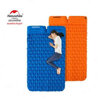 Naturehike Thailand แผ่นรองนอนแบบคู่ เป่าลม FC13 Camping Mat With Pillow Ultra-light