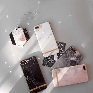 เคสโทรศัพท์ ใช้สำหรับไอโฟน TPU ลายหินอ่อน - สีชมพู/สีเทา/สีดำ/สีขาว  พร้อมส่ง