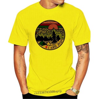 พร้อมส่ง เสื้อยืดแขนสั้น ผ้าฝ้าย 100% พิมพ์ลาย I Hate People I Love Camping หลากสี แฟชั่นฤดูร้อน สําหรับผู้ชายS-5XL