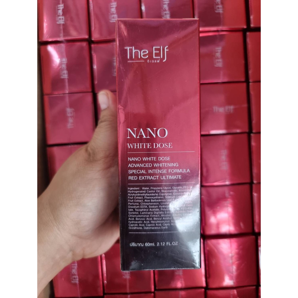 𝐍𝐀𝐍𝐎 𝐖𝐇𝐈𝐓𝐄 𝐃𝐎𝐒𝐄 โดสดิเอลส์ 60ml ไวท์เทนนิ่งสกัดเข้มข้น The Elf Nano