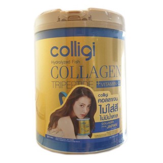 (กระป๋องใหญ่)Colligi Collagen by Amado อมาโด้คอลลาเจนทอง