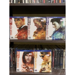 ( มือ 1 ) Mission Impossible : รวม 5 ภาค ปกสวม สวยๆ มือ 1 สลิปสวม น่าสะสม Blu-ray แท้ มีเสียงไทย บรรยายไทย