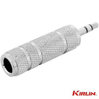 Kirlin® 2621 หัวแปลงแจ็คใหญ่เป็นแจ็คเล็ก สเตอริโอ (1/4" Female Stereo Phone Plug to 3.5mm Male Stereo Mini Jack Adapter)