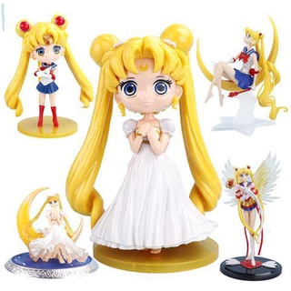 ction Figure Sailor Moon Collection สำหรับตกแต่งหน้าเค้กวันเกิด