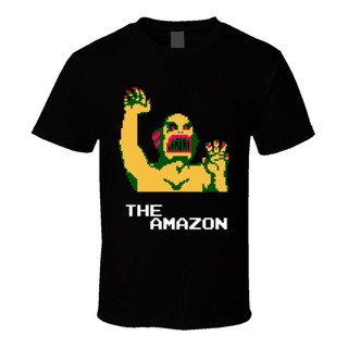 เสื้อผ้าผชเสื้อยืด พิมพ์ลาย Amazon Pro Wrestling Nintendo NESS-5XL