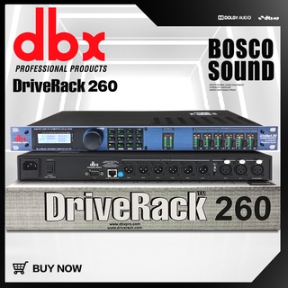 DBXครอส Driverack 260 พร้อมตั้งค่าใช้งานได้ทันที