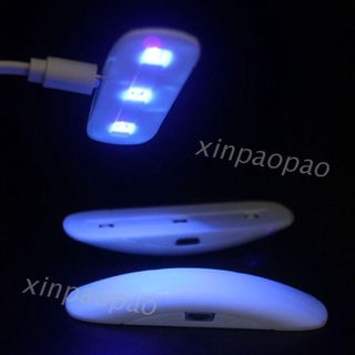 เครื่องเป่าเล็บ เรซิ่น 3W LED UV 395NW UV GEL ชาร์จ USB