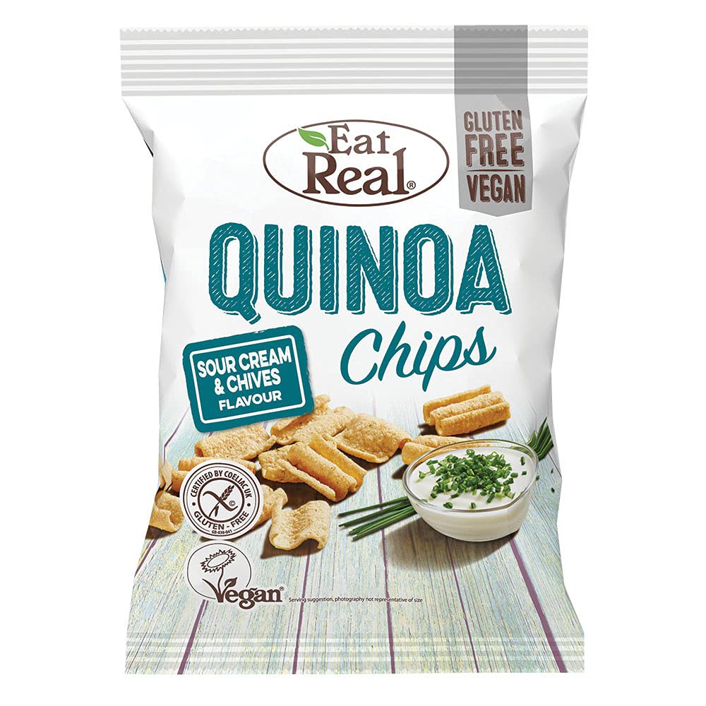 Eat Real Quinoa Chips Cream & Chives 80g.