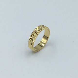 แหวนทอง ลายดอกจันทร์ (RB-908 GD)