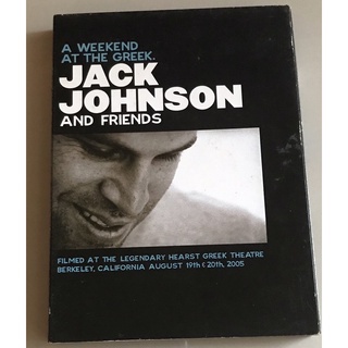 ดีวีดีคอนเสิร์ต ของแท้ มือ2 สภาพดี...”Jack Johnson”-“A Weekend At The Greek./Jack Johnson Live In Japan”(2DVD)