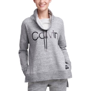 เสื้อสเวตเตอร์ Calvin Klein แท้💯 CK Sweater Funnel-Neck Logo Sweatshirt