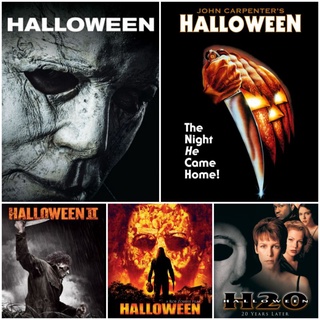 DVD ฮาโลวีน 5 เวอร์ชั่น Halloween 5-Movie Collection #หนังฝรั่ง #แพ็คสุดคุ้ม - เขย่าขวัญ