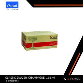 JJGLASS - (Ocean) 1501S05 Saucer Champagne - แก้วแชมเปญ CLASSIC SAUCER 135มล บรรจุ 6 ใบ