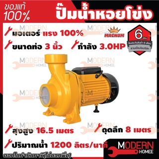 MACNUM ปั๊มน้ำหอยโข่ง รุ่น MN300HFM ขนาด 3" x 3" x 3.0HP ปั๊มหอยโข่งไฟฟ้า ปั๊มน้ำ ปั้มน้ำ ปั๊มหอยโข่ง ปั๊มไฟฟ้า