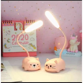 โคมไฟ LED โคมไฟตั้งโต๊ะไร้สาย แถมสายชาร์จ รูปการ์ตูน