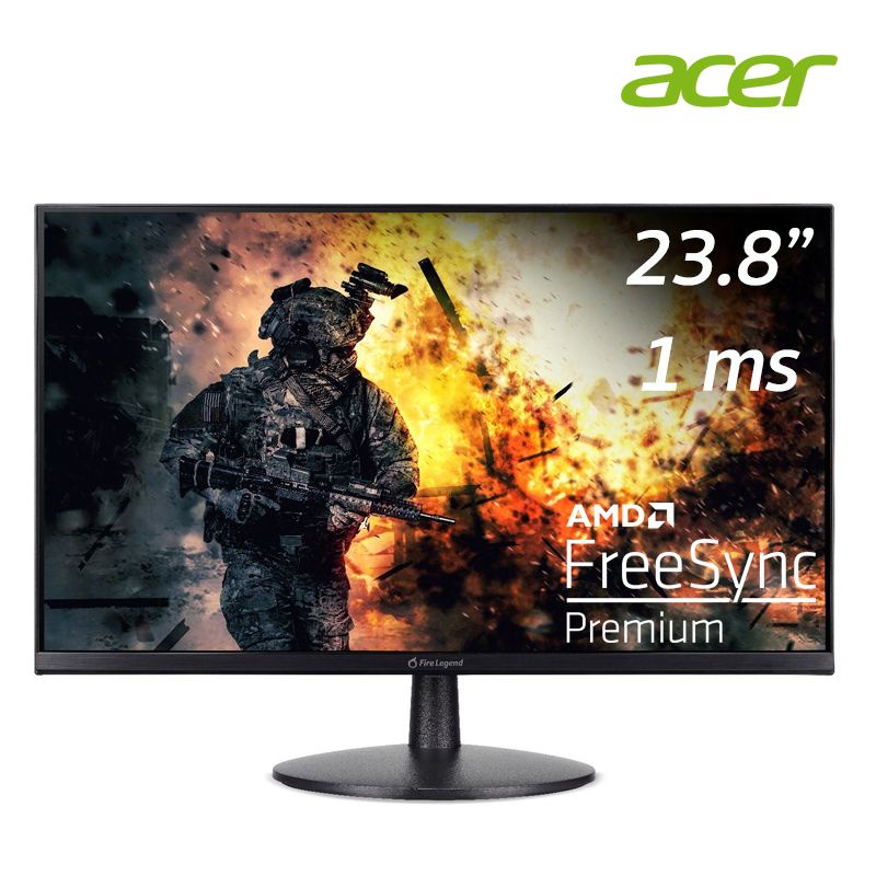 Acer Aopen Gaming Monitor 23.8" รุ่น 24MV1YPbmiipx VA 144Hz