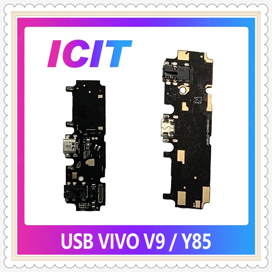 USB VIVO V9/VIVO Y85 อะไหล่สายแพรตูดชาร์จ แพรก้นชาร์จ Charging Connector Port Flex Cable（ได้1ชิ้นค่ะ