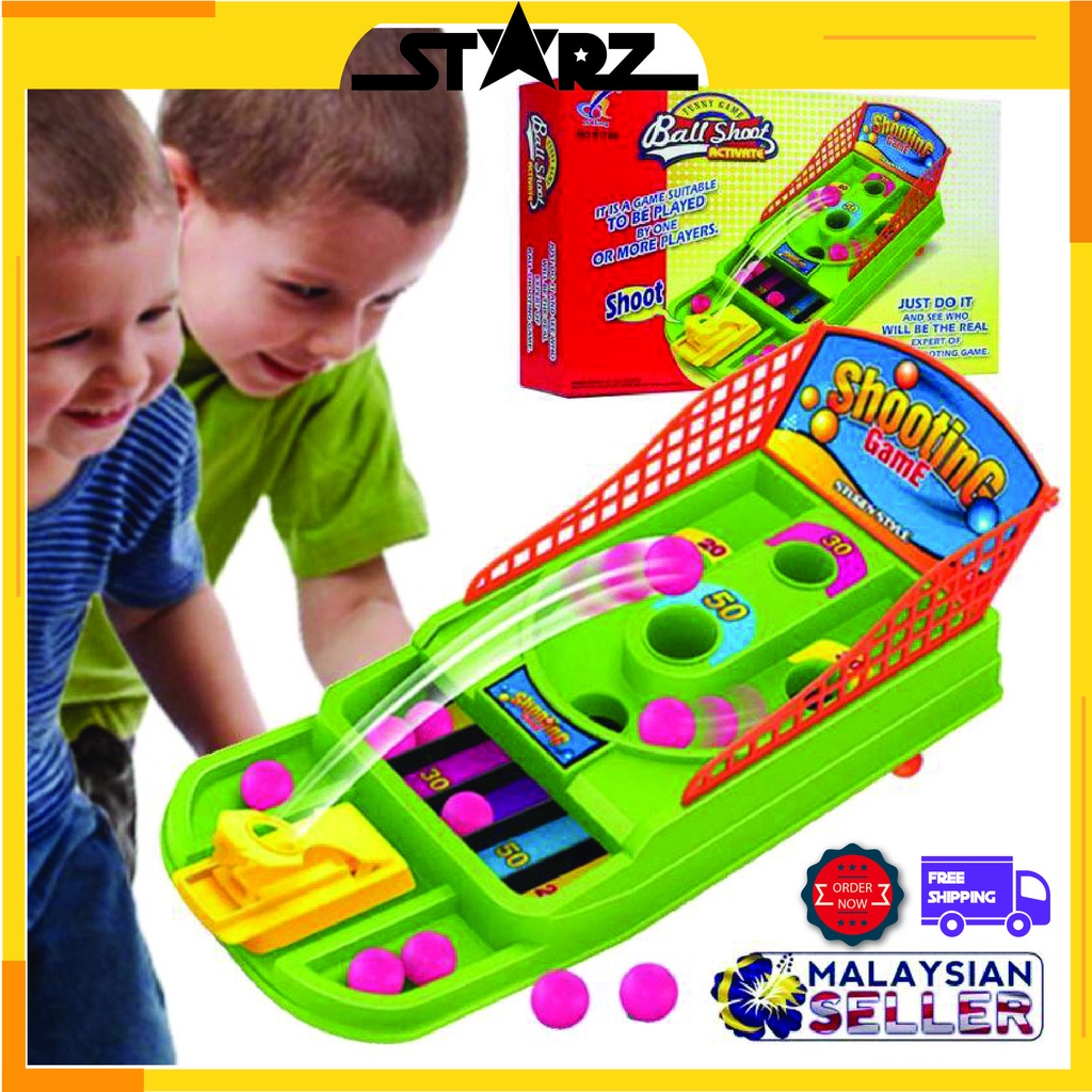 [ ของเล่น ] 2 PLAYERS BALL SHOOTING ACTIVITE FUNNY GAME BASKETBALL TOYS