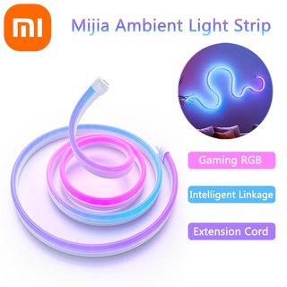 Xiaomi Mijia แถบไฟ RGB PC TV เชื่อมต่อเสียง และสายไฟ 1 เมตร