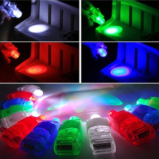 ปาร์ตี้ไฟ LED สว่างขึ้นลายนิ้วมือเต้นคริสต์มาสฮาโลวีน Decor Toy
