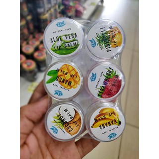 LIP BALM AVOCADO ลิบบาล์ม อโวคาโด้ขนาด5กรัม 6ชิ้น