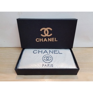 ะเป๋าสตางค์ CHANEL พร้อมกล่อง - ใบยาว รุ่นซิปรอบ - ด้านในมีช่องแบ่ง และช่องใส่บัตรเยอะ - ขนาด 20×11×3 CM