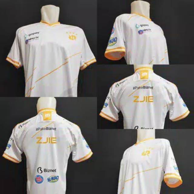 RRQ WHITE ESPORTS NEW 2020 Gaming Jersey ฟรี NICKNAME