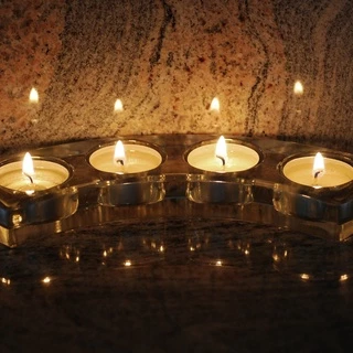 เทียนทีไลท์สีขาว แพค50ชิ้น (Tealight) ไม่มีกลิ่น จุดได้นานสุด 4-5ชม. รับออเดอร์ผลิตจำนวนมากCDL