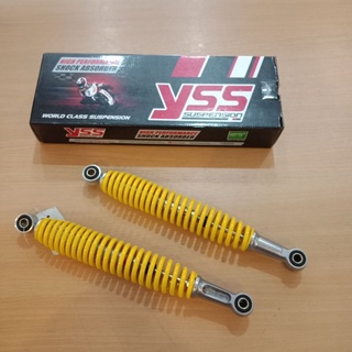 โช้คหลัง (YSS) BEST (330mm.) สีสปริงเหลือง ZINC/YELLOW รหัสสินค้า RS168-330-3-18-Z4 รหัสบาร์โค้ด 8858803431642